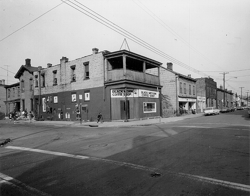 Scanned photo of Black Medium Coffee Shop.