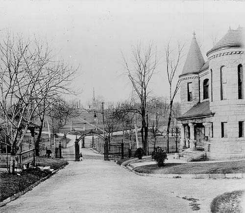 Scanned photo of Union Dale Cemetery.