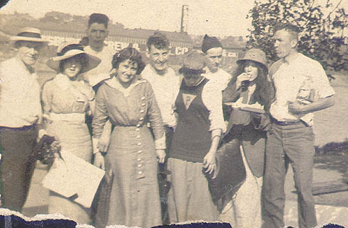 Scanned photo of group.