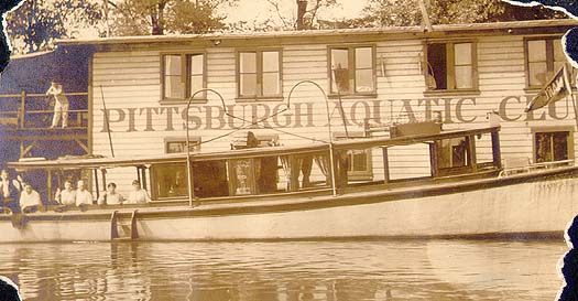 Scanned photo of Pittsburgh Aquatic Club.