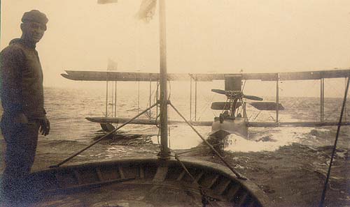 Scanned photo of a hydroplane.