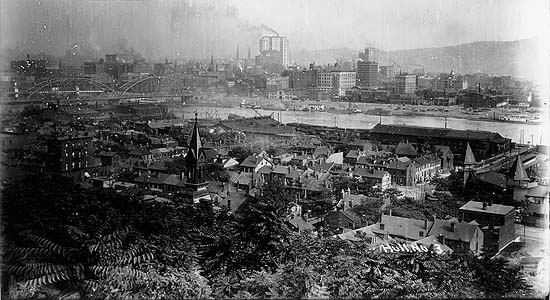 Scanned photo of Allegheny City, circa 1903.