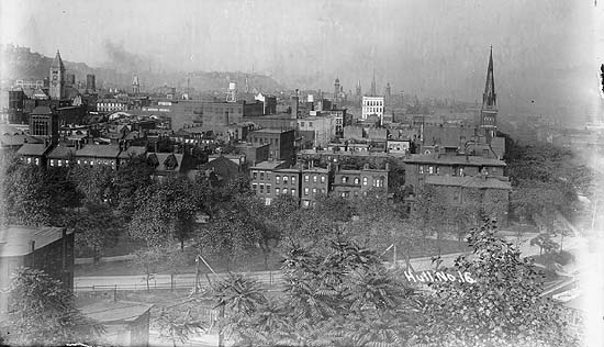 Scanned photo of Allegheny City, circa 1903.