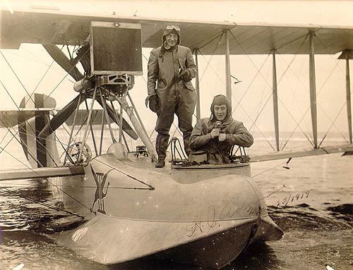 Scanned photo of hydroplane.