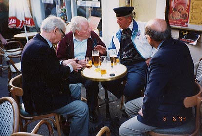 Scanned photo of D-Day commemoration.