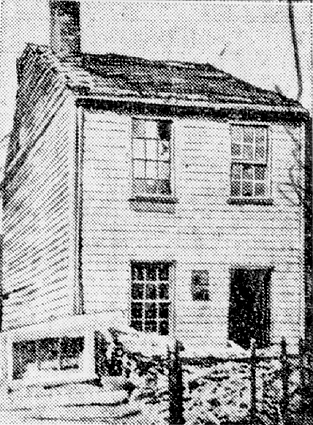 Photo of childhood home of Andrew Carnegie, Reedsdale Street.