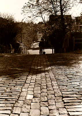 Scanned photograph of Viola Street.