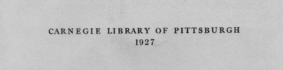 Scanned image
of title page information--publisher and date--from original 
book.