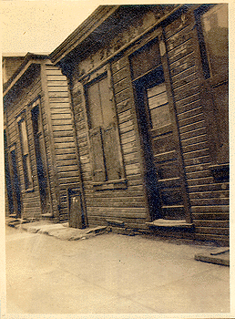 Photograph 
of a Forbes Street house.