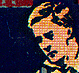 Thumbnail: Scanned stamp of an electrical worker? (detail).