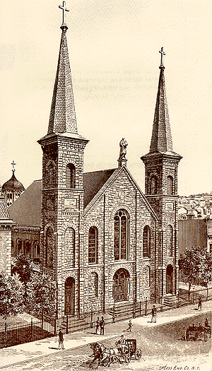 Engraving_of_St._Anthony's_Chapel.></p> 
<hr width=50%>
<h2>St. Anthony's Day</h2>
<strong>Throngs of Invalids Are Already Located on Mount Troy.<br>
Looking for the Blessing.<br> No Astonishing Cures Reported among Those Now 
in the City--<br>Preparing for the Dedication of the Chapel Which Has Been 
Completed.</strong></p>
<p><em>From</em> The <a href=