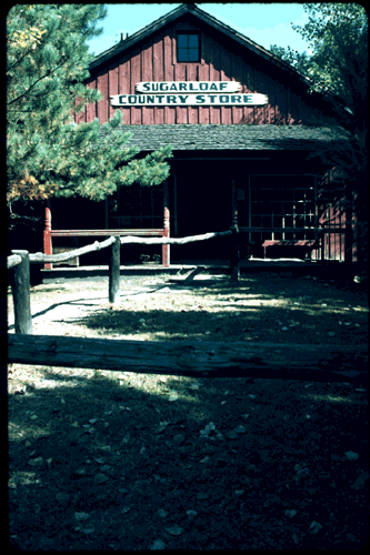 Scanned slide of Sugarloaf Country Store at Meadowcroft.