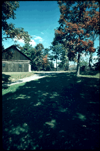 Scanned slide of Meadowcroft.