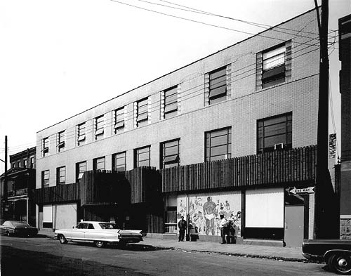 Scanned photo of recreation center.